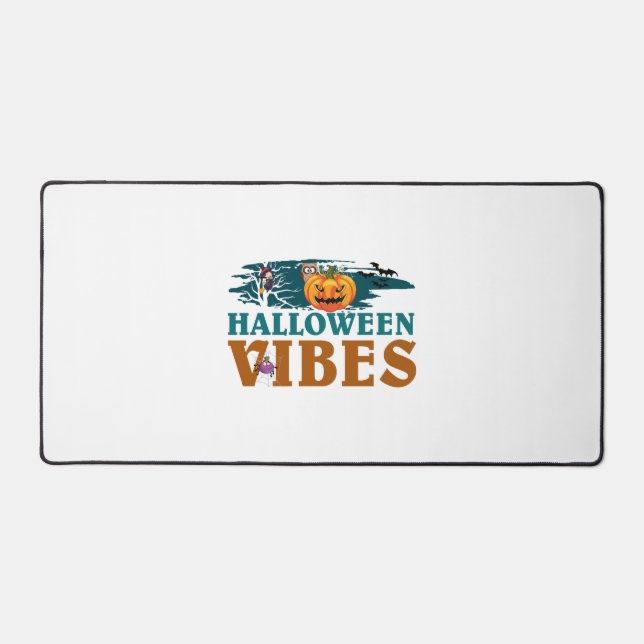 Halloween Vibes        Desk Mat (Front)