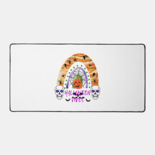Halloween vibes             desk mat