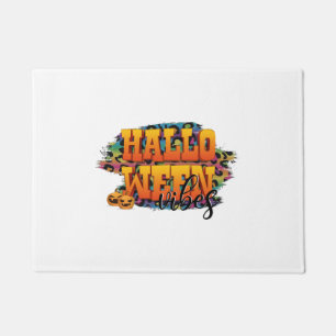 Halloween vibes doormat