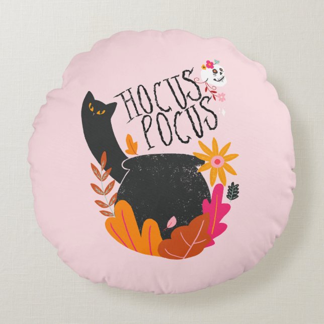 Halloween Vibes Kissen ・ Hocus Pocus Round Cushion (Front)