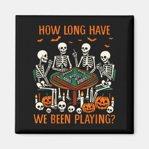 Halloween Vibes Mahjong Lover How Long Have Been Magnet