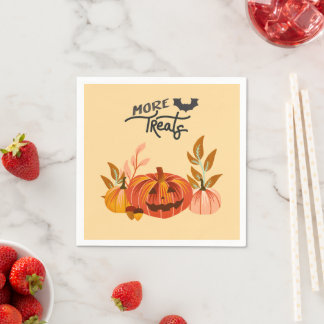 Halloween Vibes ・ More Treats Napkin