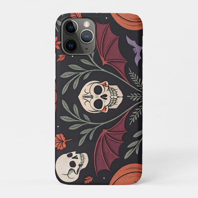 Halloween Vibes Pattern Case-Mate iPhone Case (Back)