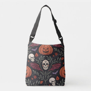Halloween Vibes Pattern Crossbody Bag