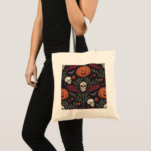 Halloween Vibes Pattern Tote Bag