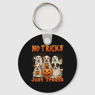 Halloween Vibes Spooky Season Dog Mum No Tricks Ju Key Ring