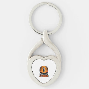 Halloween Villain Vintage Engraving Shirt Design_1 Key Ring