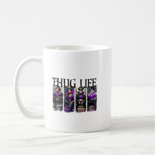 Halloween Villains Thug Life Retro Coffee Mug
