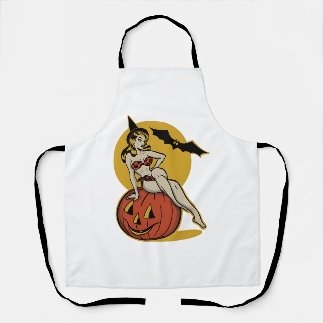 Halloween Vintage Apron (Front)