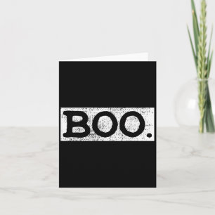 Halloween Vintage Boo Funny Gift  Card