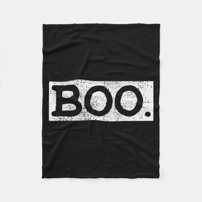 Halloween Vintage Boo Funny Gift  Fleece Blanket (Front)