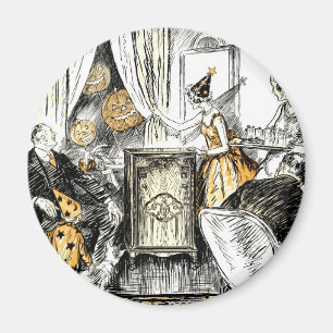Halloween Vintage Flappers Magnet