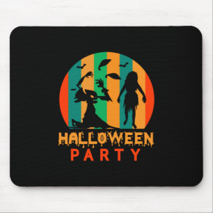 Halloween Vintage Halloween Party Mouse Pad