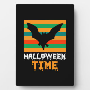 Halloween Vintage Halloween Time Plaque