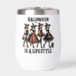 Halloween Vintage Pin-Up Witches