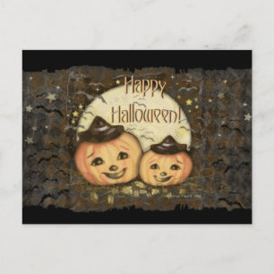 Halloween Vintage Postcard