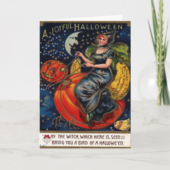 Halloween Vintage Postcard (Front)