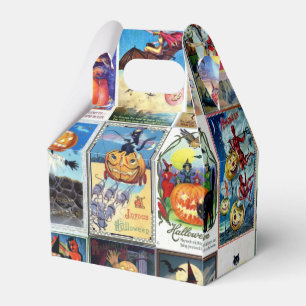 Halloween Vintage Postcard Favour Box