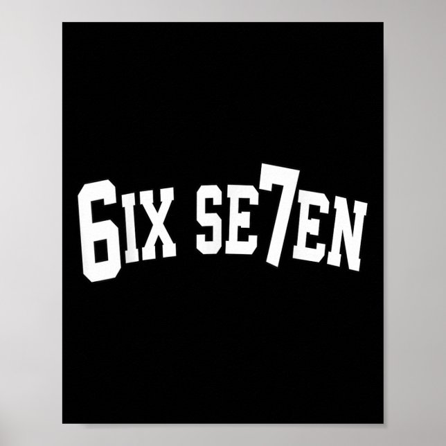 Halloween Viral Internet Six Seven Meme 67 Srts Je Poster (Front)