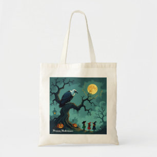 Halloween Vulture Tote Bag