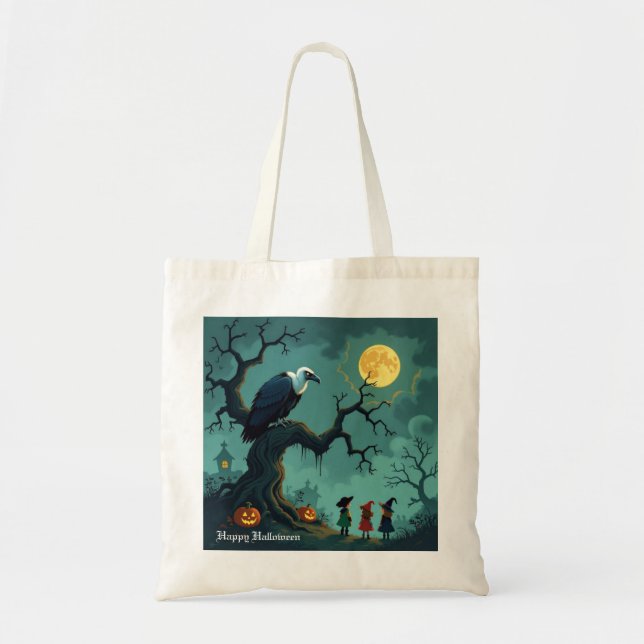 Halloween Vulture  Tote Bag (Front)
