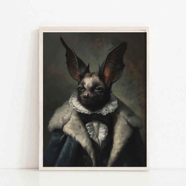 Halloween Wall Art, Halloween Bat Vintage Print,  Poster (Creator Uploaded)