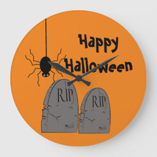 Halloween wall clock