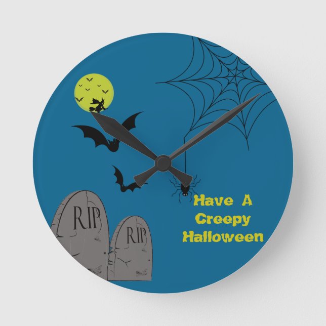 Halloween wall clock (Front)