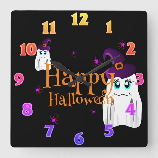 Halloween Wall Clock (Front)