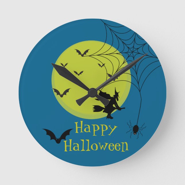 Halloween Wall Clock – Spooky Seasonal Decor (Front)