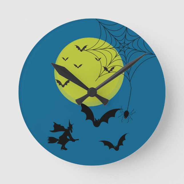 Halloween Wall Clock – Spooky Seasonal Decor (Front)