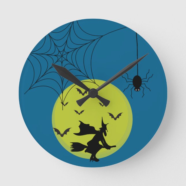 Halloween Wall Clock – Spooky Seasonal Decor (Front)