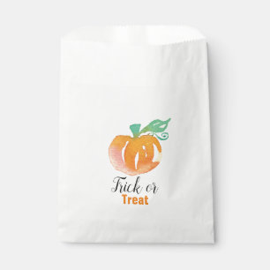 Halloween Watercolor Cute Pumpkin Treats Favour Bag