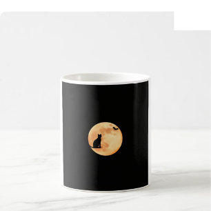 Halloween Watercolor Mug - Black & Orange