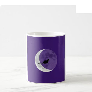 Halloween Watercolor Mug - Purple & Black