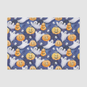 Halloween Watercolor Pattern Tissue Paper