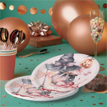 Halloween watercolour coquette Birthday Party 