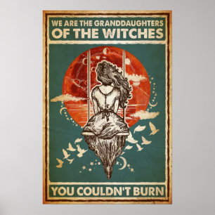Halloween We Are Granddaughters Of The Witches  Poster