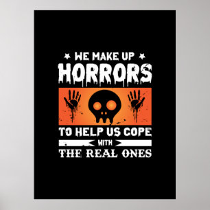 Halloween We Make Up Horrors Poster