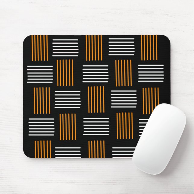 Halloween Weave  Mouse Pad (With Mouse)