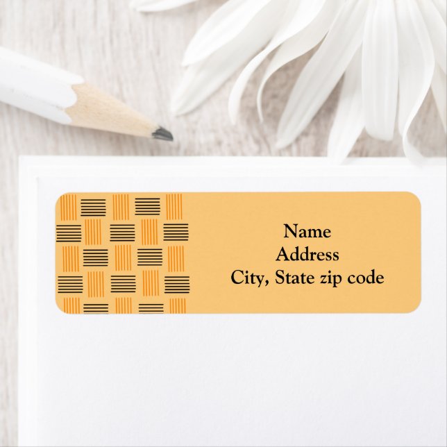 Halloween Weave  Return Address Label (Insitu)