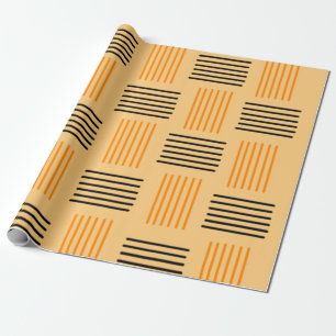 Halloween Weave Wrapping Paper