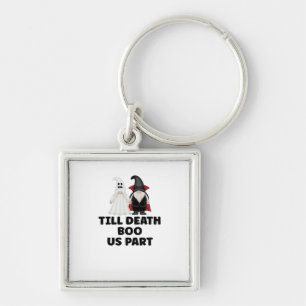Halloween Wedding Anniversary - Till Death Boo Us Key Ring