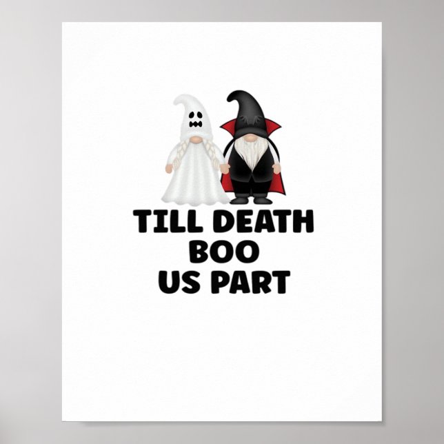Halloween Wedding Anniversary - Till Death Boo Us  Poster (Front)