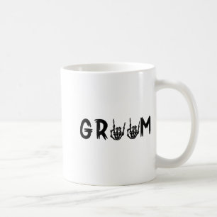 Halloween Wedding Bride Groom Skeleton Till Death Coffee Mug