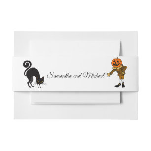 Halloween Wedding Collection Invitation Belly Band
