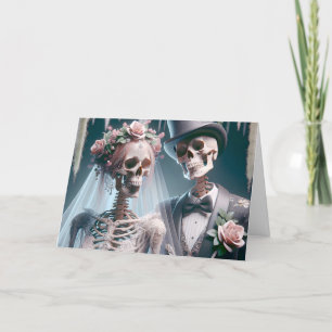 Halloween Wedding Congratulations Card