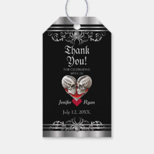 Halloween Wedding Favour Thank You Gift Tag