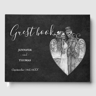 Halloween wedding guest book