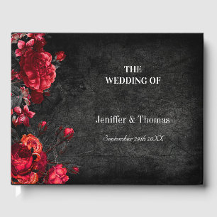 Halloween wedding guest book